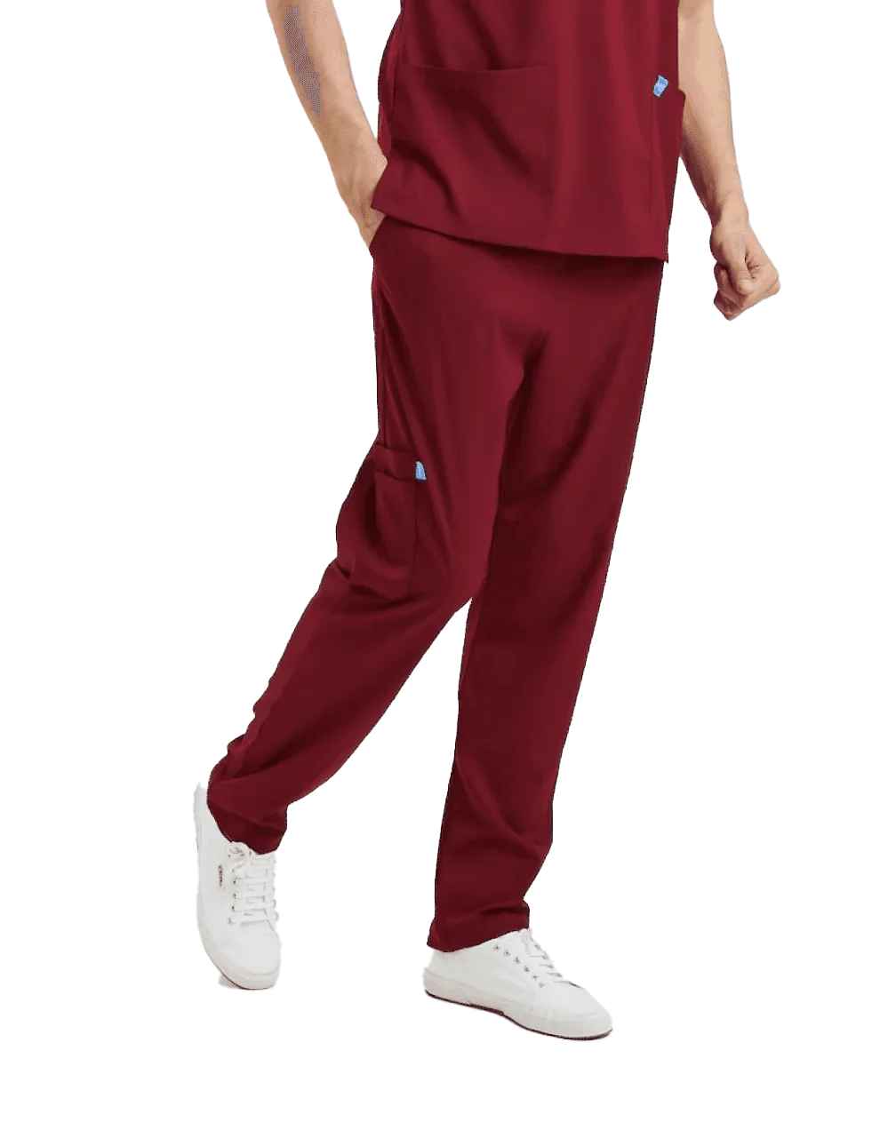 BASIC Dynamic Male Trousers Burgundy