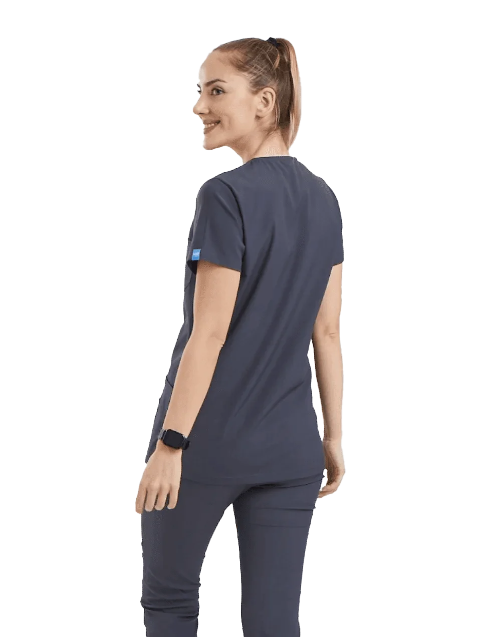 BASIC Dynamic Female Top Dark Grey