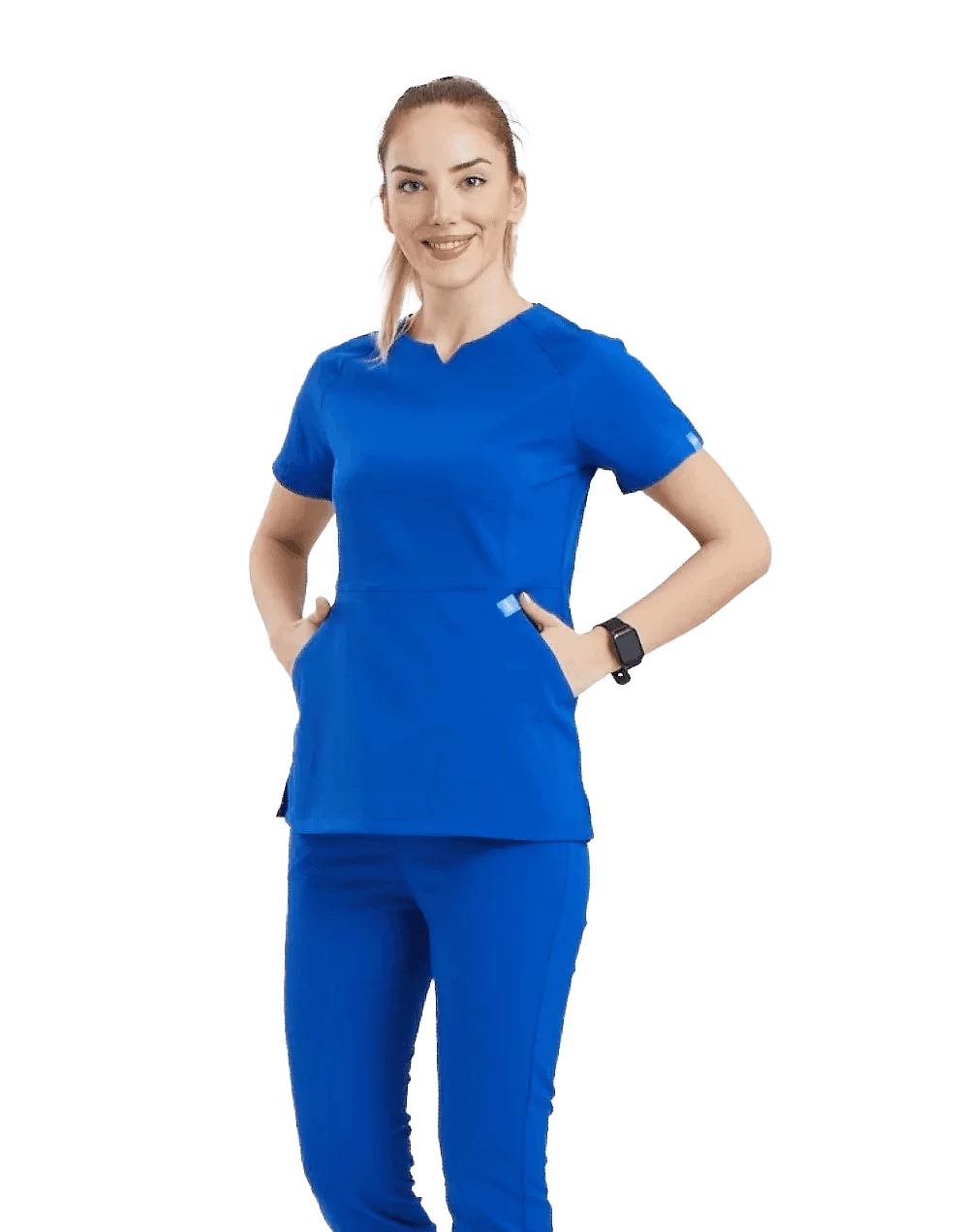 FREESIA Dynamic Female Top Royal Blue