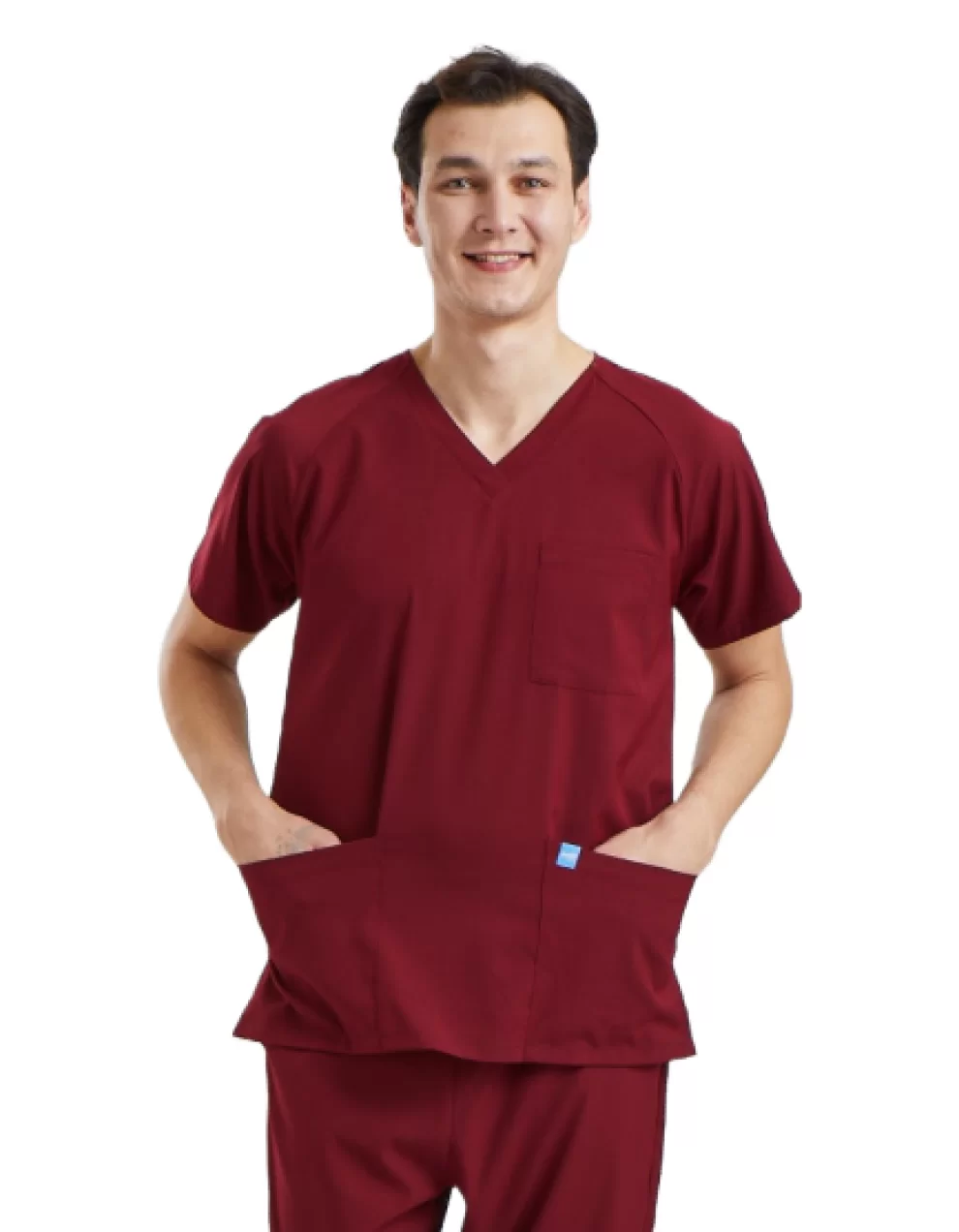 BASIC Dynamic Male Top Burgundy