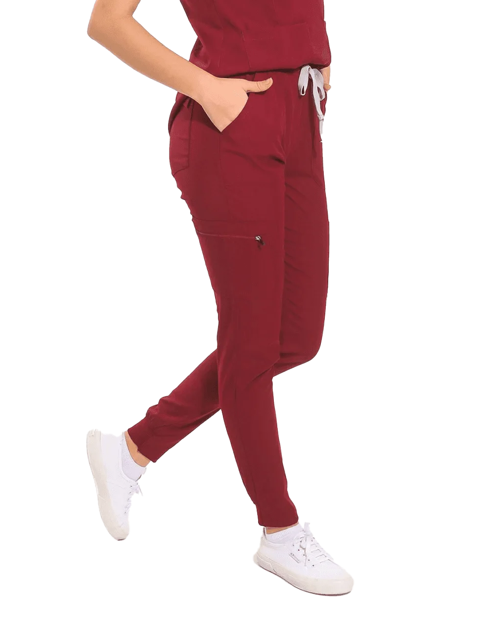 JANET Dynamic Female Trousers Burgundy