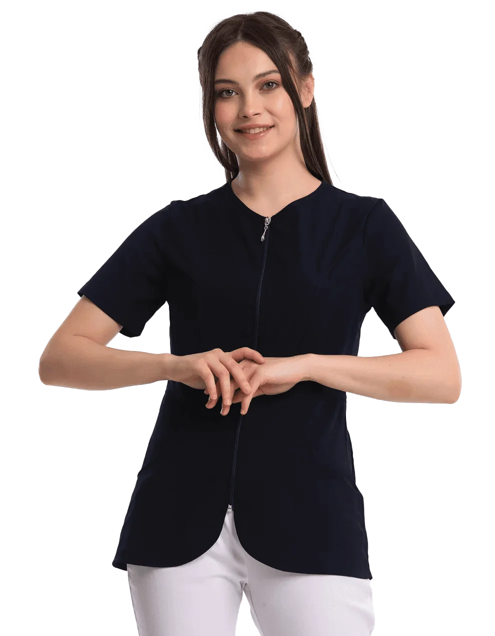 IRIS Dynamic Female Top Navy Blue