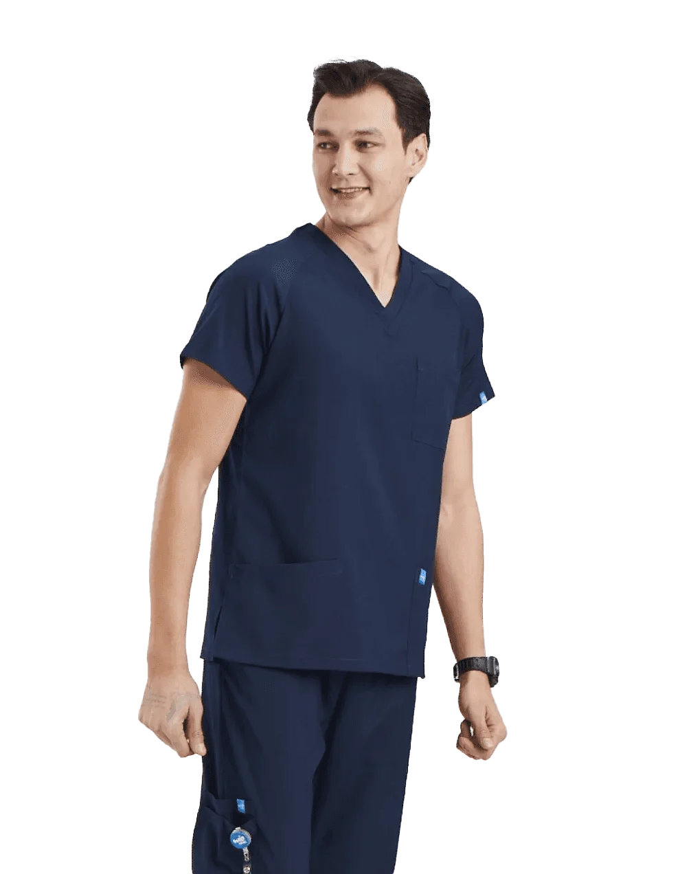 BASIC Dynamic Male Top Navy Blue