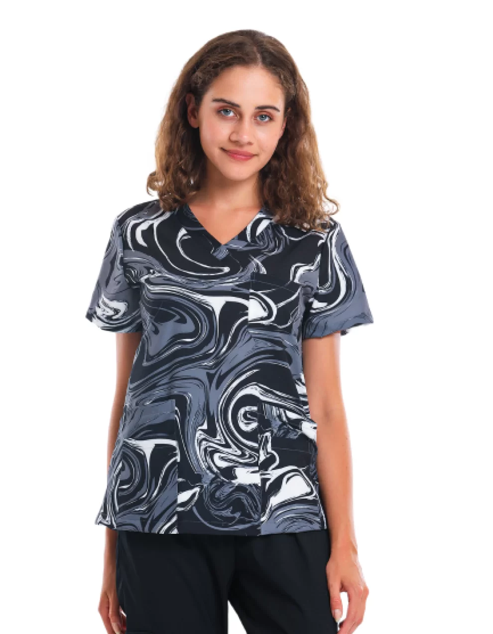 PRINT Dynamic Female Top