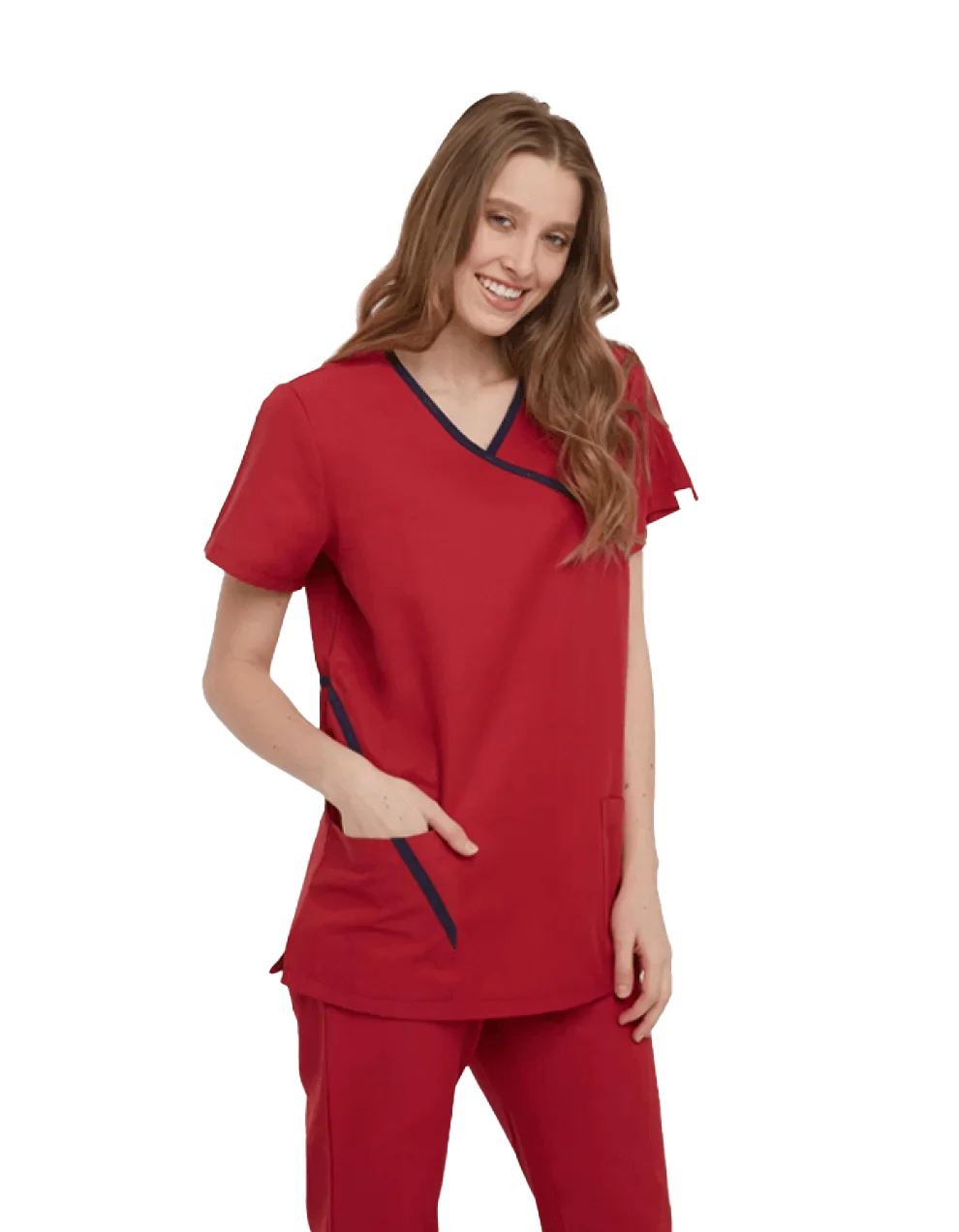 DAISY Coton Female Top Red