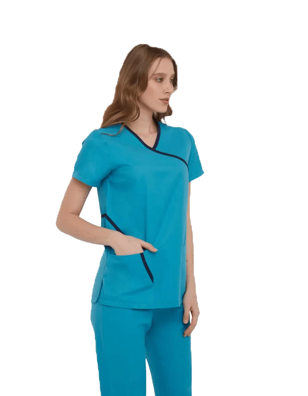 DAISY Coton Female Top Turquoise