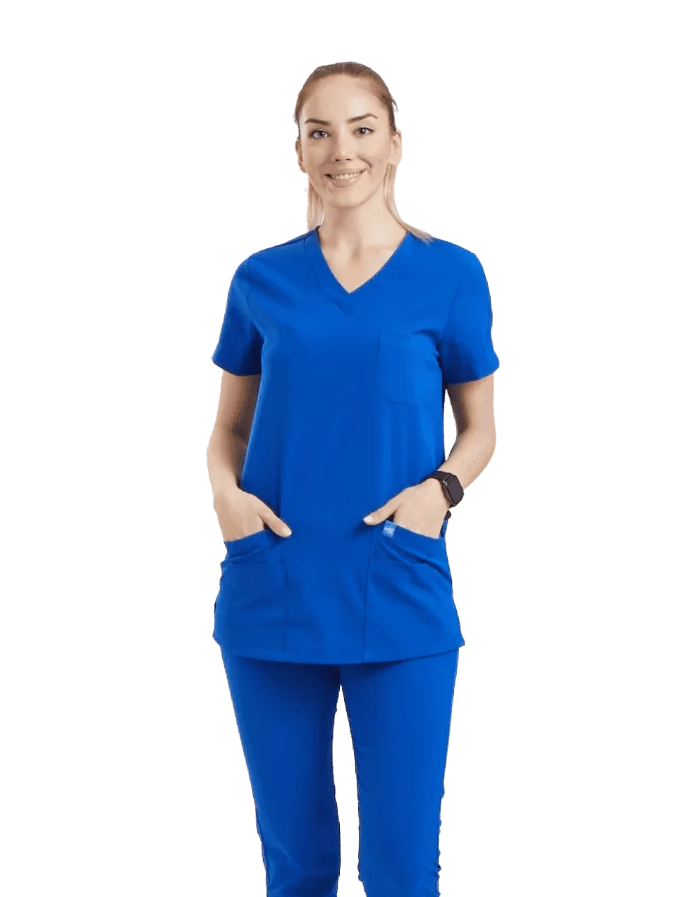 BASIC Dynamic Female Top Royal Blue