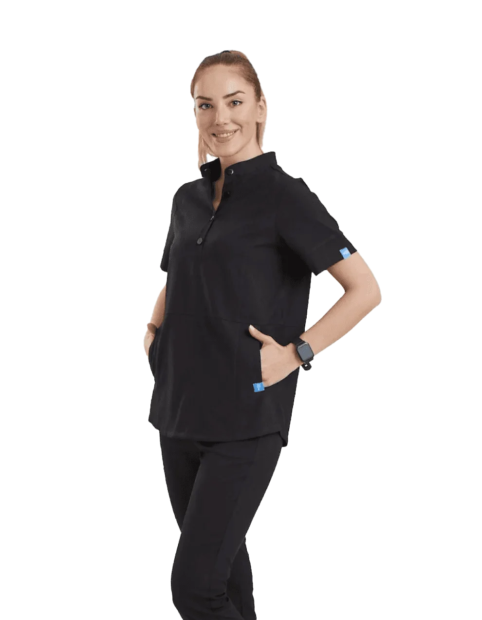 CROCUS Dynamic Female Top Black