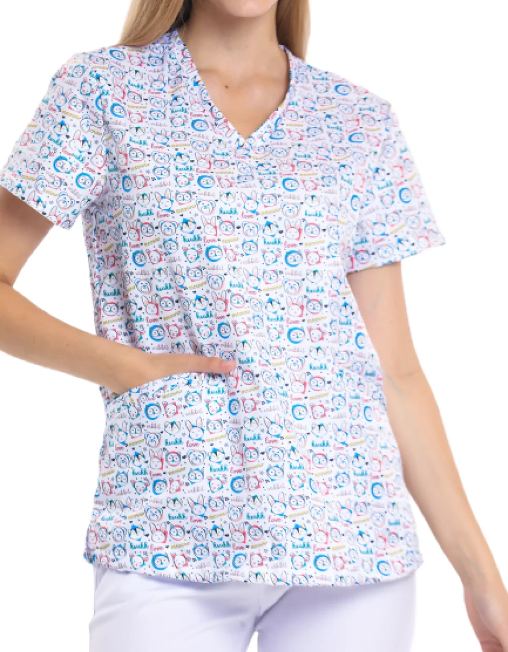 PRINT Dynamic Female Top