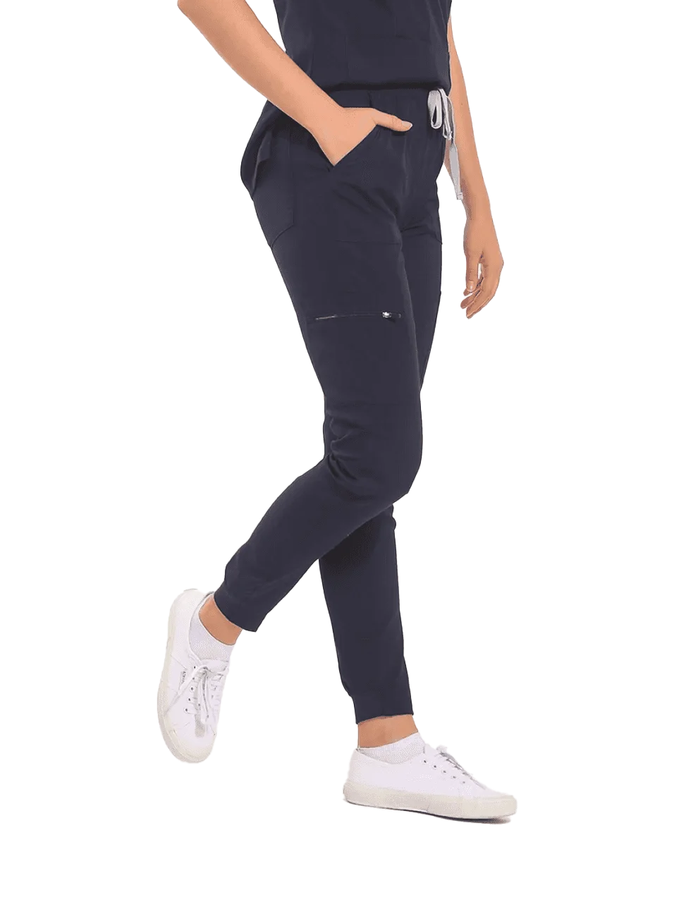 JANET Dynamic Female Trousers Navy Blue