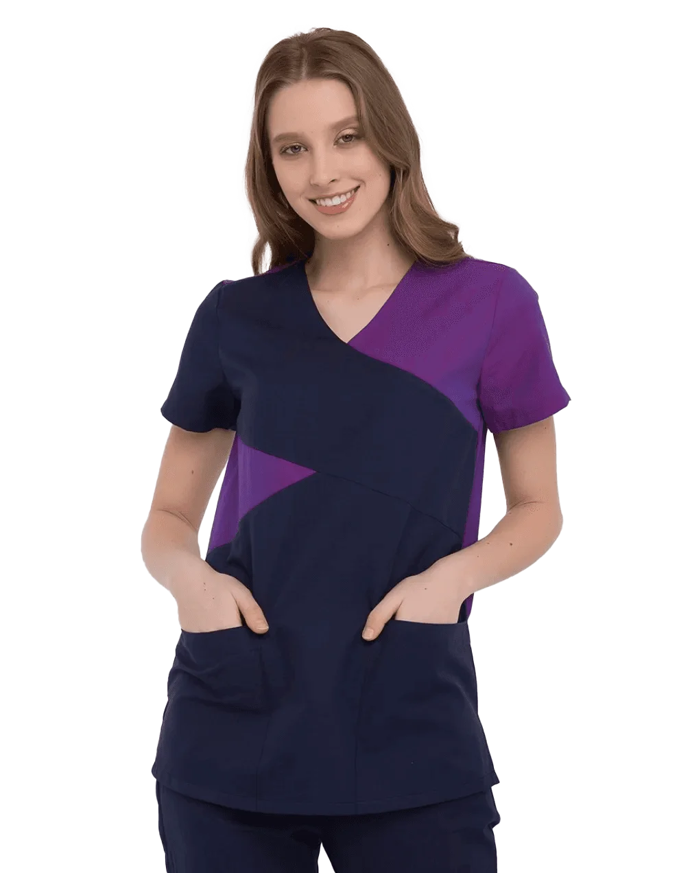 SELEN Coton Female Top Purple