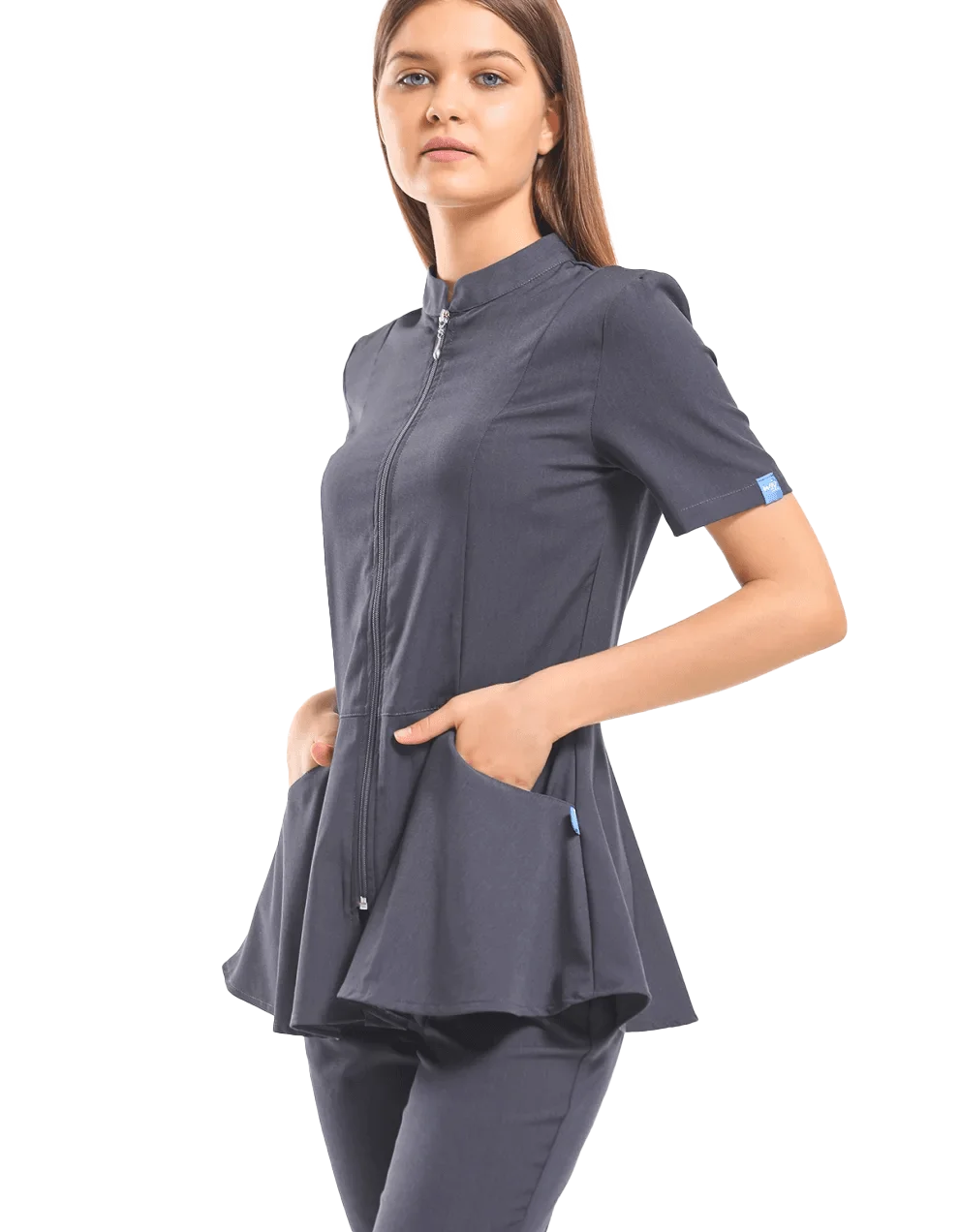 AZELIA Dynamic Female Top Dark Grey