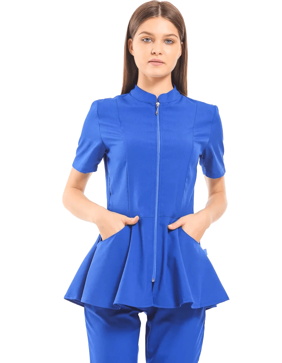 AZELIA Dynamic Female Top Royal Blue