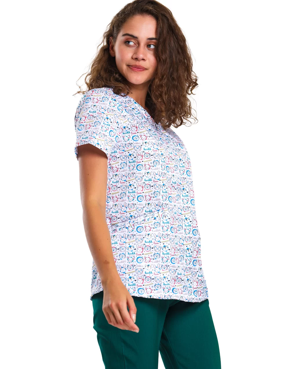 PRINT Dynamic Female Top