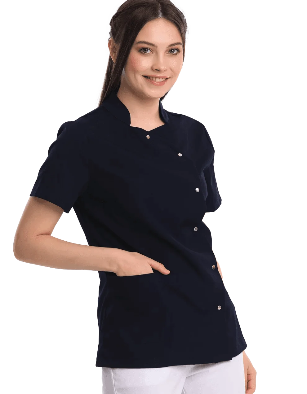 COSMOS Dynamic Female Top Navy Blue