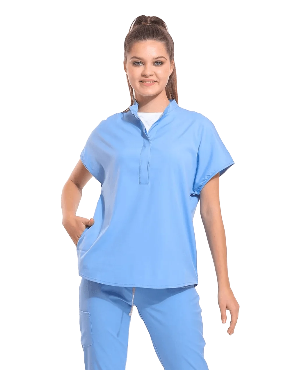 SANEM Dynamic Female Top Ceil Blue