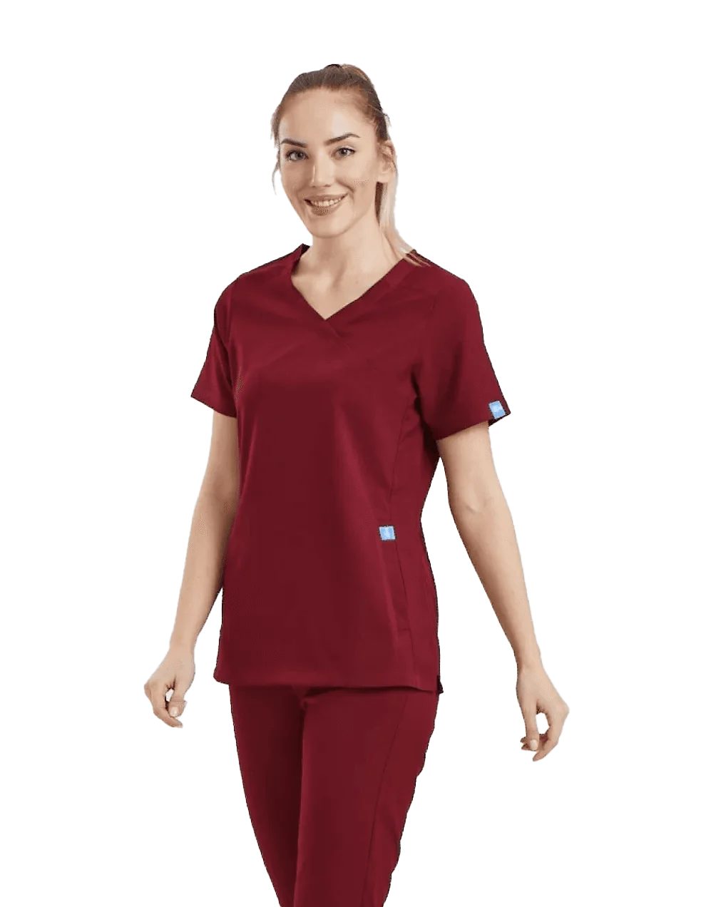 CLOWER Dynamic Female Top Burgundy