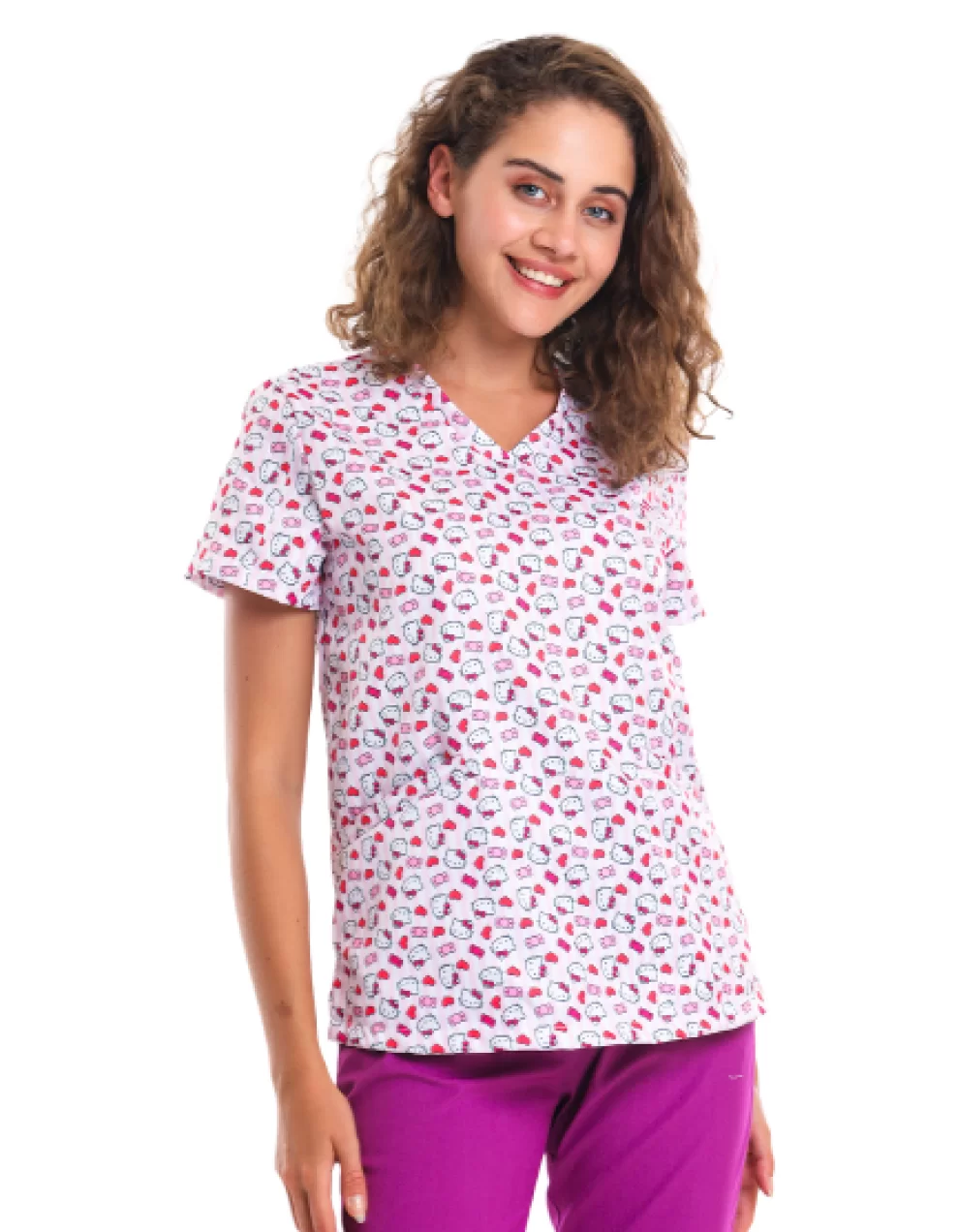 PRINT Dynamic Female Top