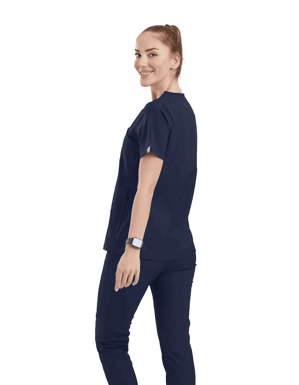 CLOWER Dynamic Female Top Navy Blue