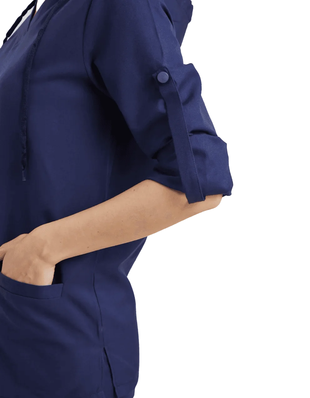 VIOLET Coton Female Top Navy Blue