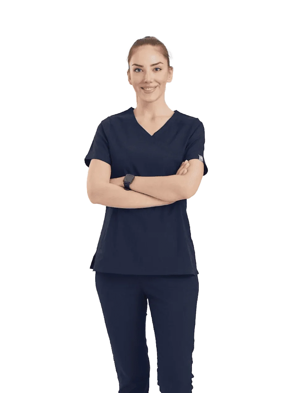 CLOWER Dynamic Female Top Navy Blue