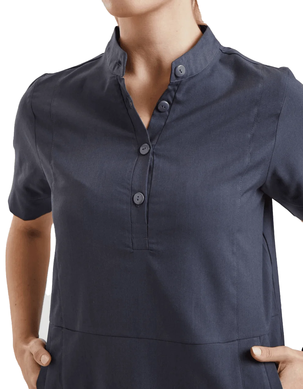 CROCUS Dynamic Female Top Dark Grey