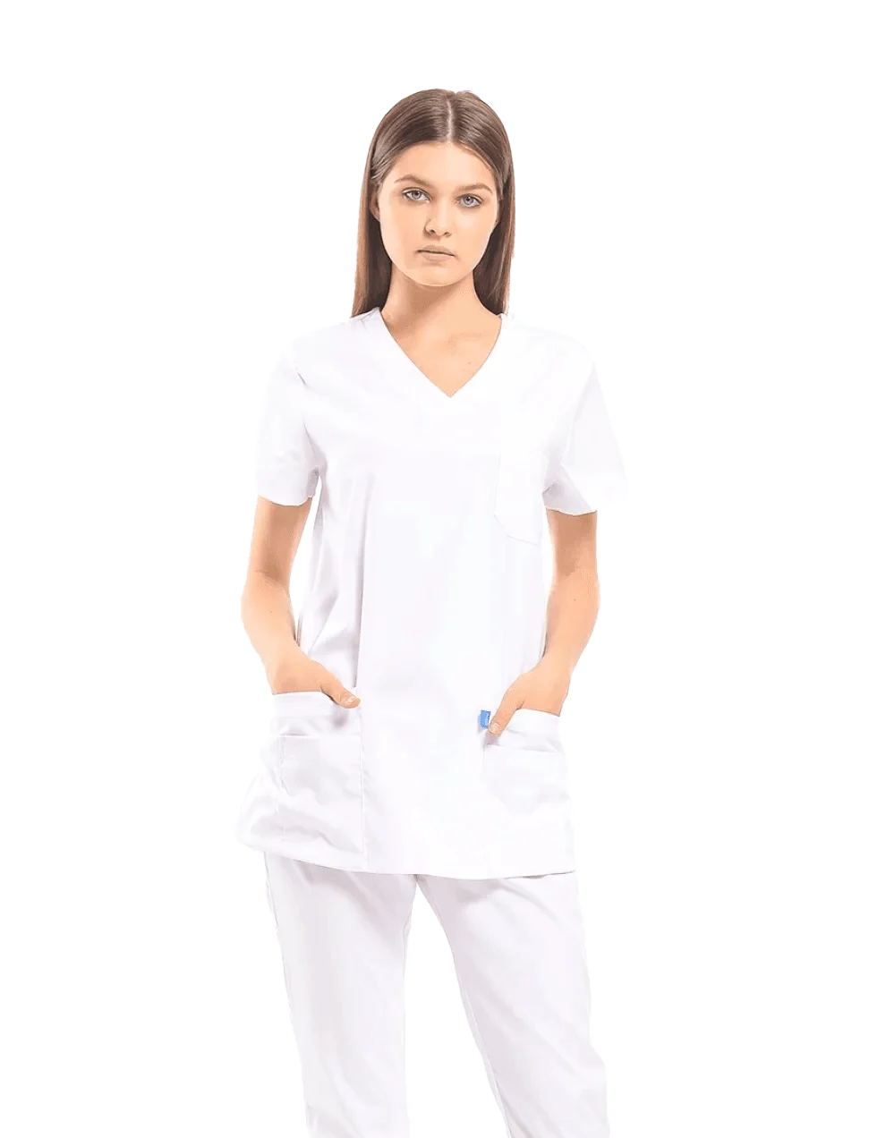 BASIC Dynamic Female Top White