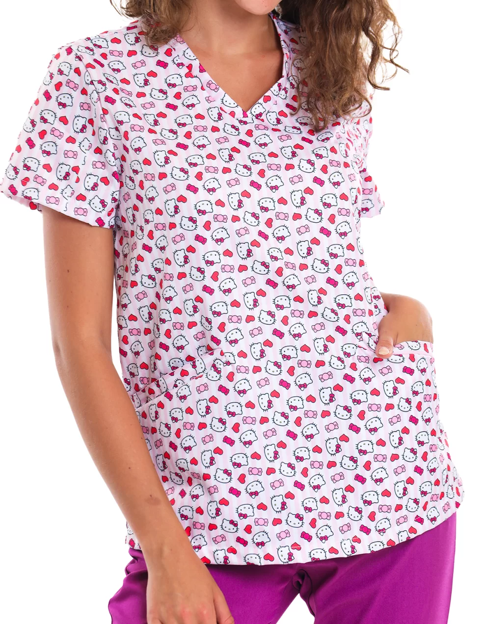 PRINT Dynamic Female Top