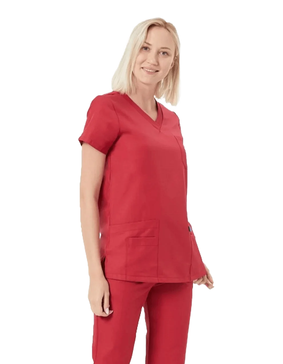 BASIC Coton Female Top Red