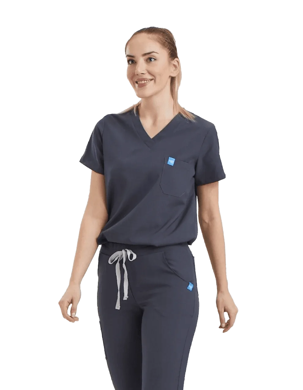 JOGGER Dynamic Female Top Dark Grey