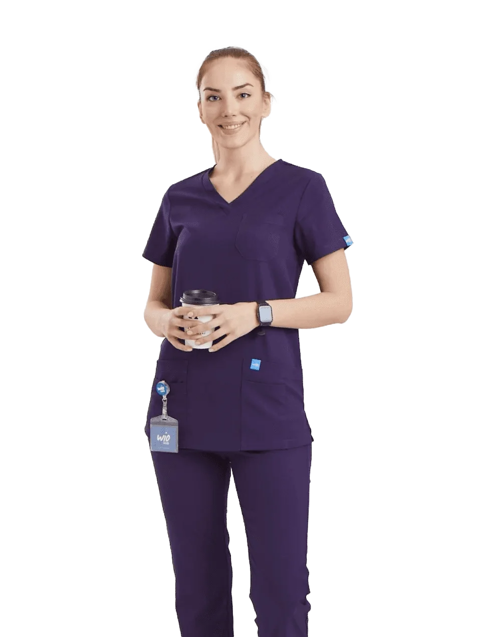 BASIC Dynamic Female Top Purple