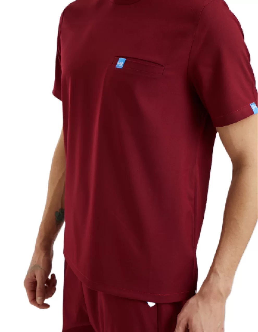 CERES Dynamic Male Top Burgundy