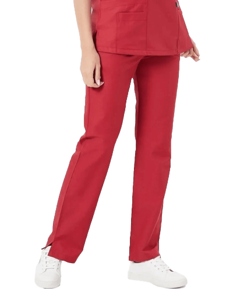 BASIC Coton Female Trousers Red