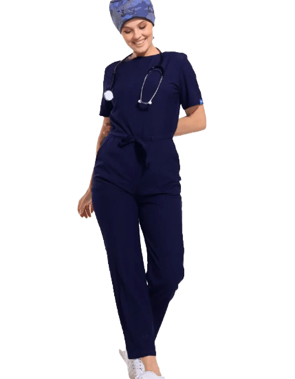 ASTER Dynamic Female Jumpsuit Navy Blue